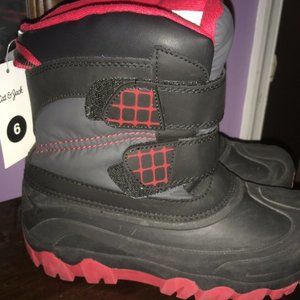 Target Cat & Jack Kids Winter Snow Boots New With Tags Size 6